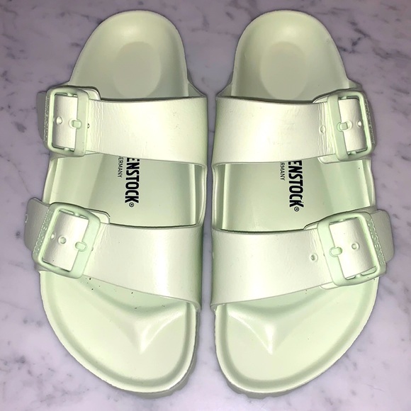 Birkenstock Arizona EVA Sandal Faded Lime Womens Size 37 - Picture 6 of 14
